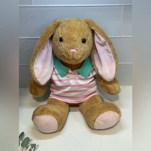 Build a Bear Workshop Pawlette Bunny Rabbit Tan Brown 16” Stuffed Toy